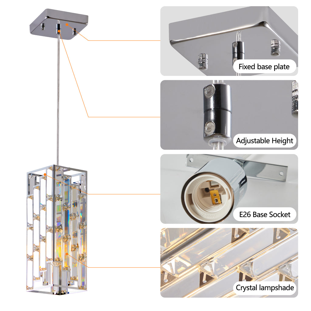 Detailed view of a modern ceiling light fixture with labeled parts on a white background.